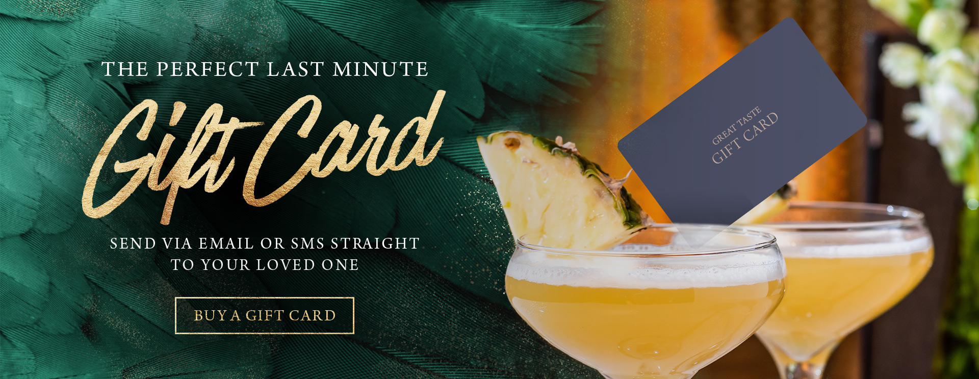 Give the gift of a gift card at The St George & Dragon