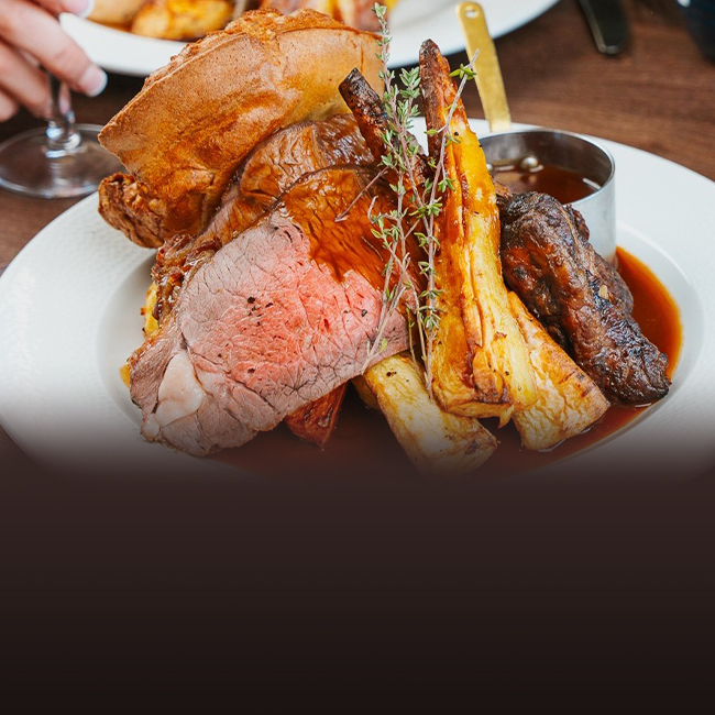 Sunday menu at The St George & Dragon