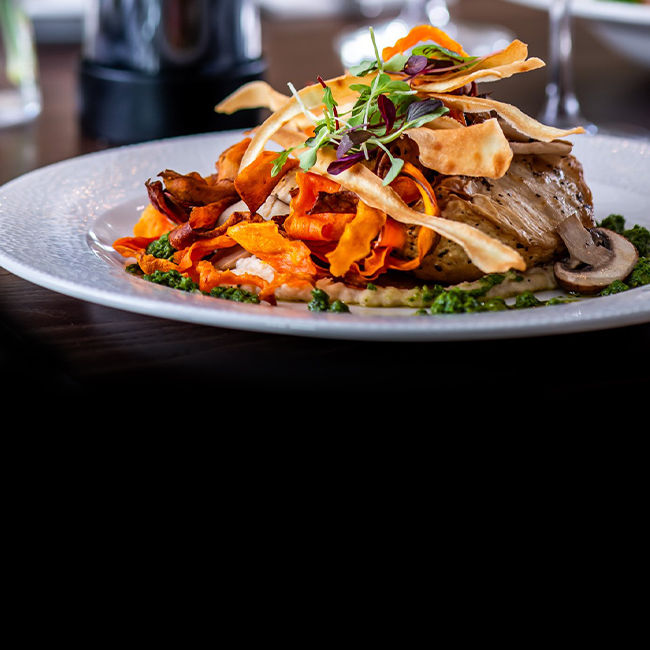 Vegan menu at The St George & Dragon