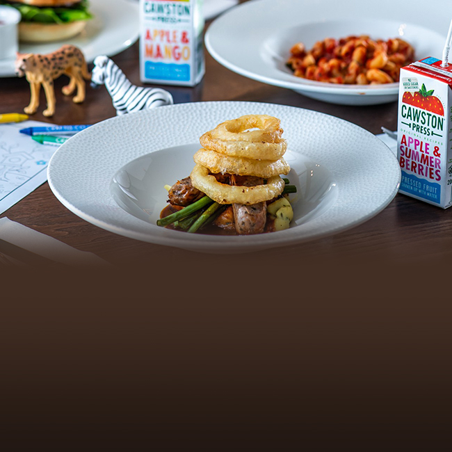 Children's menu at The St George & Dragon