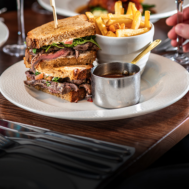 Brunch menu at The St George & Dragon