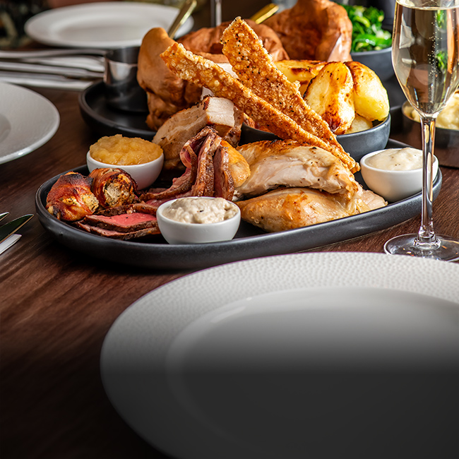 Sunday menu at The St George & Dragon