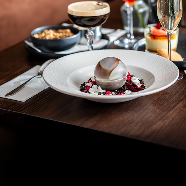 Dessert menu at The St George & Dragon